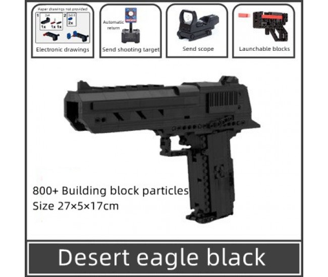 CS GO DESERT EAGLE BLOCK GUN BLACK