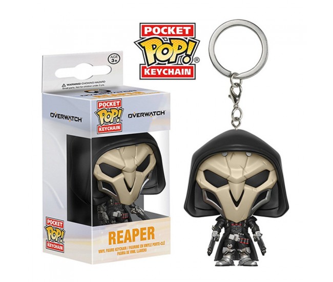 Overwatch tracer reaper keychain charm