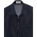 Stone Island 12321 Garment Dyed Nylon Metal Overshirt Black
