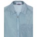 Stone Island 12321 Garment Dyed Nylon Metal Overshirt Pastel Blue