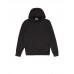 Stone Island 61640 Junior Hooded Sweatshirt In Heavy Cotton Fleece Black