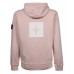 Stone Island 65894 Fall Winter Hoodie Sweatshirt In Cotton Pastel Pink