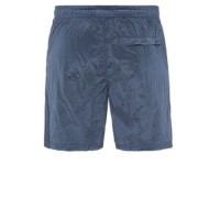 Stone Island B0943 Shorts Iridescent Nylon Metal Fabric Avio Blue
