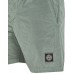 Stone Island B0943 Shorts Iridescent Nylon Metal Fabric Sage Green