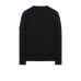 Stone Island 553C2 Fall Winter Sweaters In Full Rib Wool Black