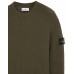 Stone Island 553C2 Fall Winter Sweaters In Full Rib Wool Oliver Green