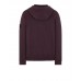 Stone Island 61620 Autumn Winter Sweatshirt Fleecewear Dark Burgundy