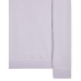 Stone Island 62720 Fall Winter Half Zipper Sweatshirt In Brushed Cotton Fleece Lavender