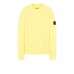 Stone Island 63051 Crewneck Sweatshirt In Cotton Fleece Lemon