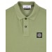 Stone Island 2CS17 Fall Winter Short Sleeve Polo T Shirts In Stretch Sage Green