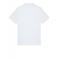 Stone Island 2CS17 Fall Winter Short Sleeve Polo T Shirts In Stretch Cotton White