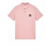 Stone Island 2CS17 Fall Winter Short Sleeve Polo T Shirts In Stretch Pink