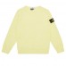 Stone Island 61340 Cotton Junior Crewneck Sweatshirt Lemon
