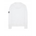 Stone Island 64151 Fall Winter Hooded Sweatshirt In Cotton Fleece White