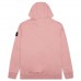 Stone Island 64251 Fall Winter Full Zipper Hooded Sweatshirt In Cotton Fleece Pink