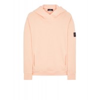 Stone Isand 60219 Hooded Sweatshirt Embroidery Cotton Fleece Pink