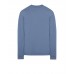 Stone Island 22713 Long Sleeve T Shirt In Cotton Jersey Avio Blue