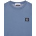 Stone Island 22713 Long Sleeve T Shirt In Cotton Jersey Avio Blue