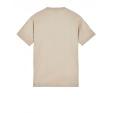 Stone Island 24113 Spring Summer Short Sleeve Shirt In Cotton Dove Gray