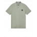 Stone Island 2CS18 Fall Winter Short Sleeve Polo T Shirts In Stretch Cotton Sage Green