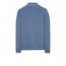 Stone Island 2SL18 Autumn Winter Long Sleeve Polo Shirt In Stretch Cotton Avio Blue