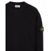 Stone Island 550D8 Sweater In Ribbed Soft Cotton Black