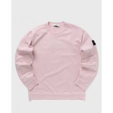Stone Island 61340 Cotton Junior Crewneck Sweatshirt Pink Quartz