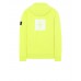 Stone Island 65894 Fall Winter Hoodie Sweatshirt In Cotton Lemon