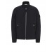 Stone Island 40727 Lightweight Hooded Jacket Polyester Stretch Canvas Black
